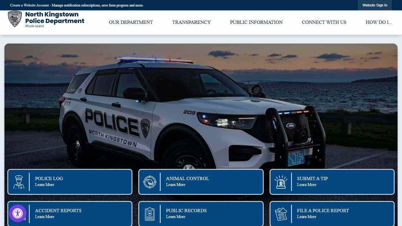 Police Department | North Kingstown, RI